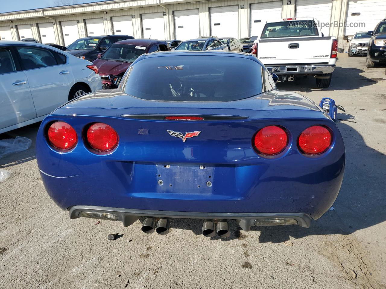 2006 Chevrolet Corvette  Blue vin: 1G1YY26U765110789