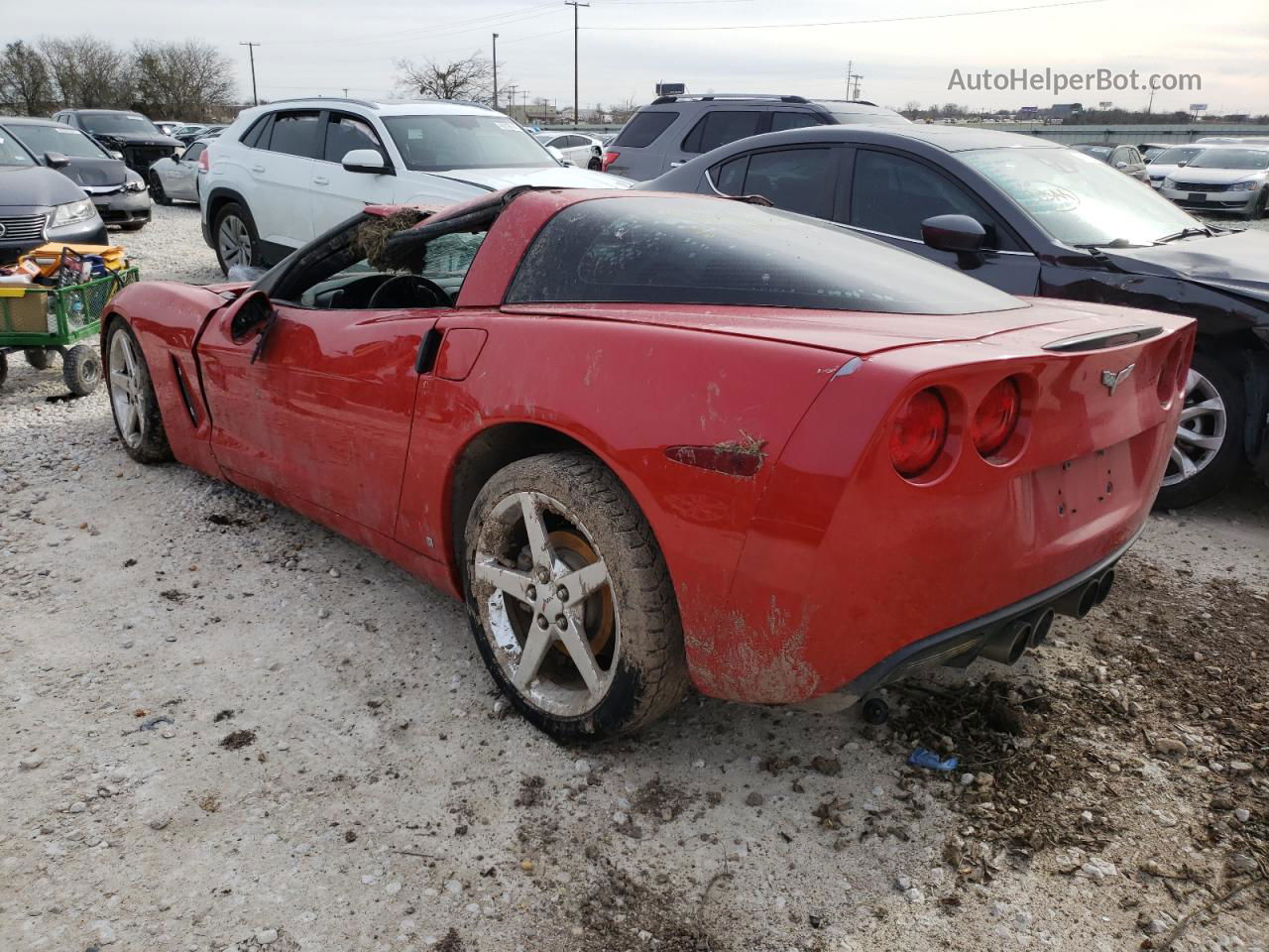 2006 Chevrolet Corvette  Red vin: 1G1YY26U765113840