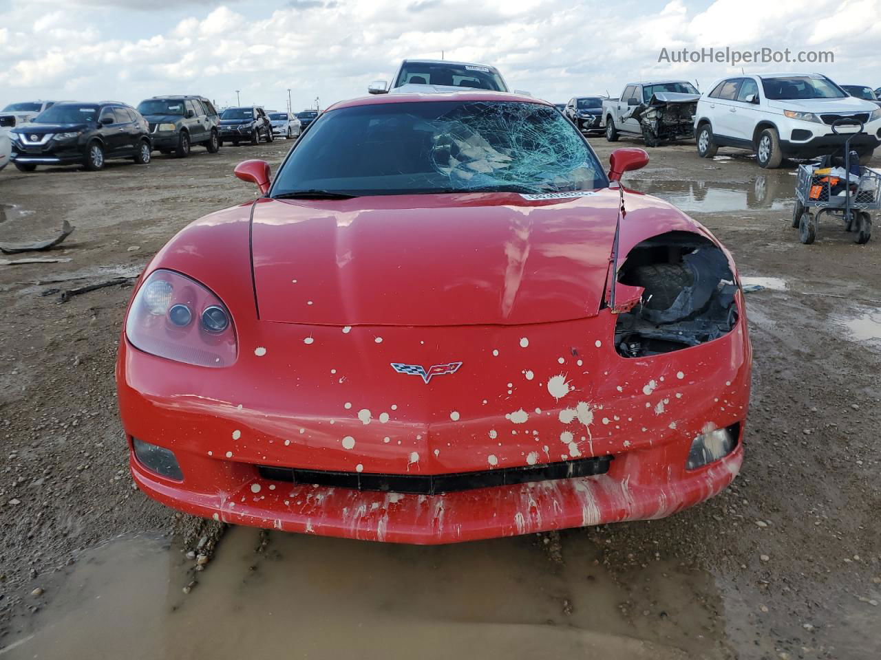 2006 Chevrolet Corvette  Red vin: 1G1YY26U765118259