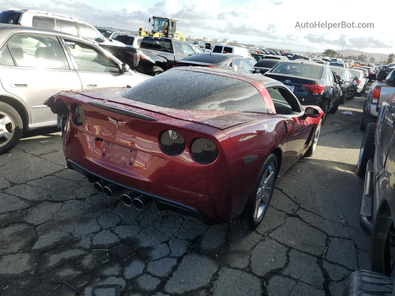 2006 Chevrolet Corvette  Red vin: 1G1YY26U765120495