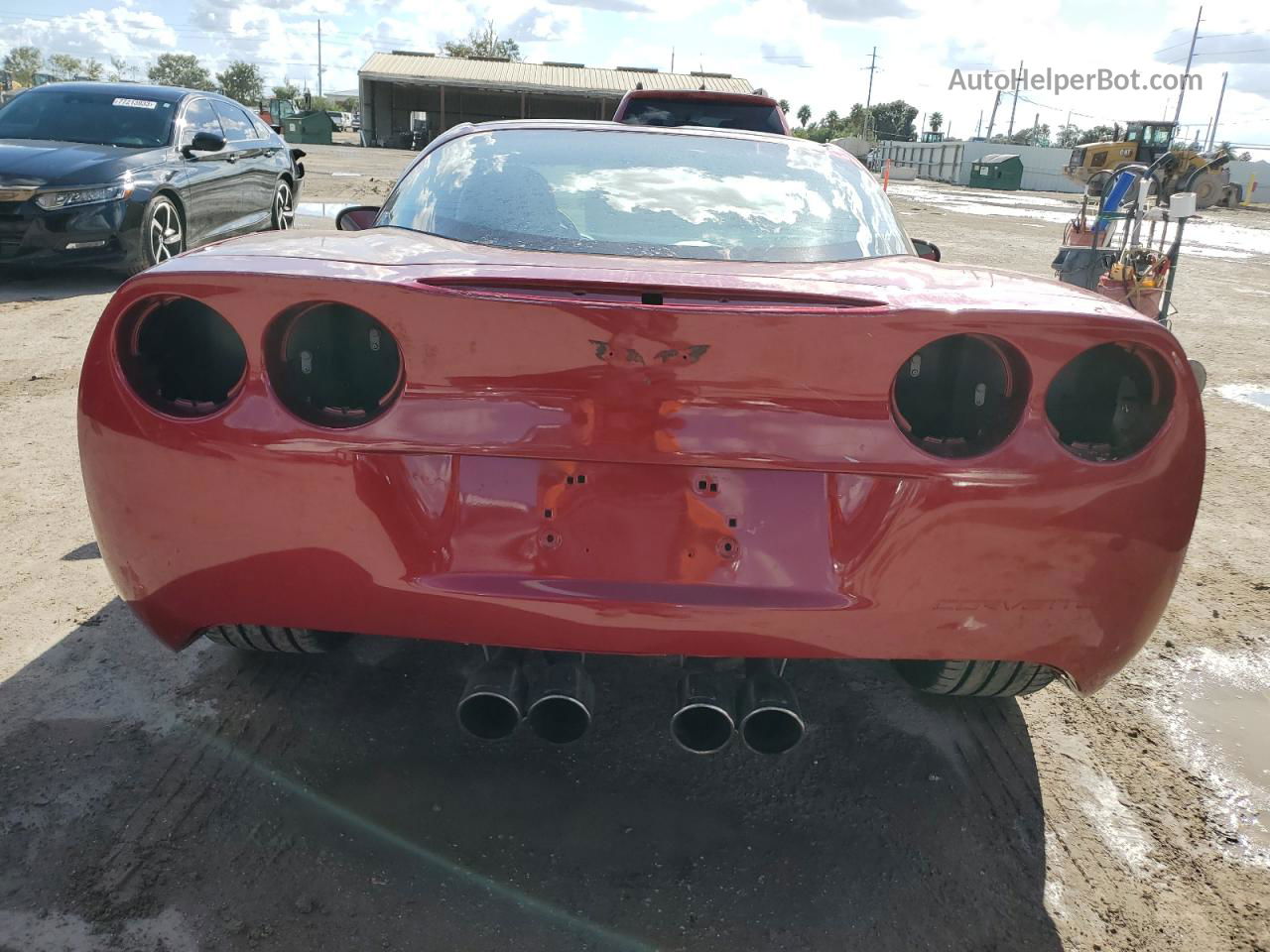 2006 Chevrolet Corvette  Темно-бордовый vin: 1G1YY26U765122893