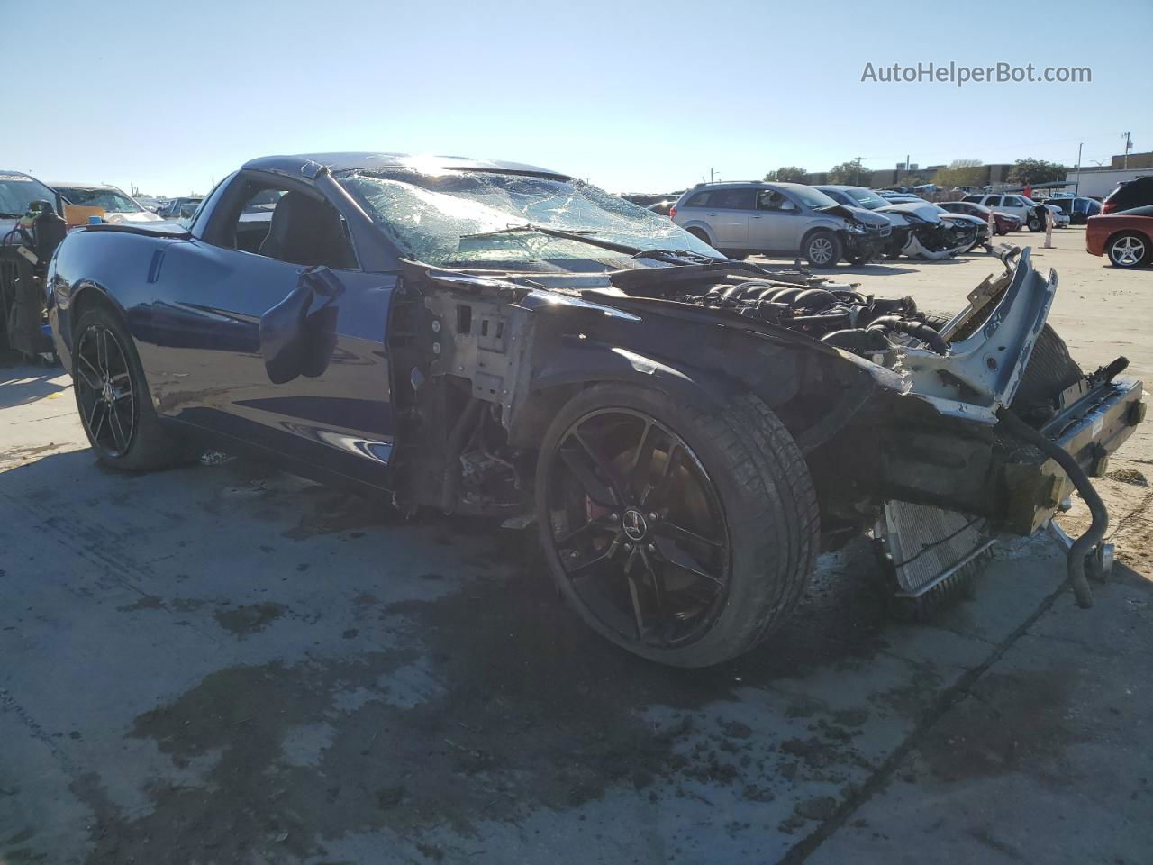 2006 Chevrolet Corvette  Blue vin: 1G1YY26U765126149