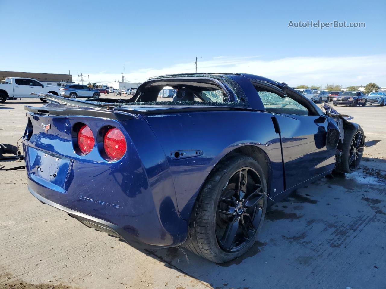 2006 Chevrolet Corvette  Синий vin: 1G1YY26U765126149