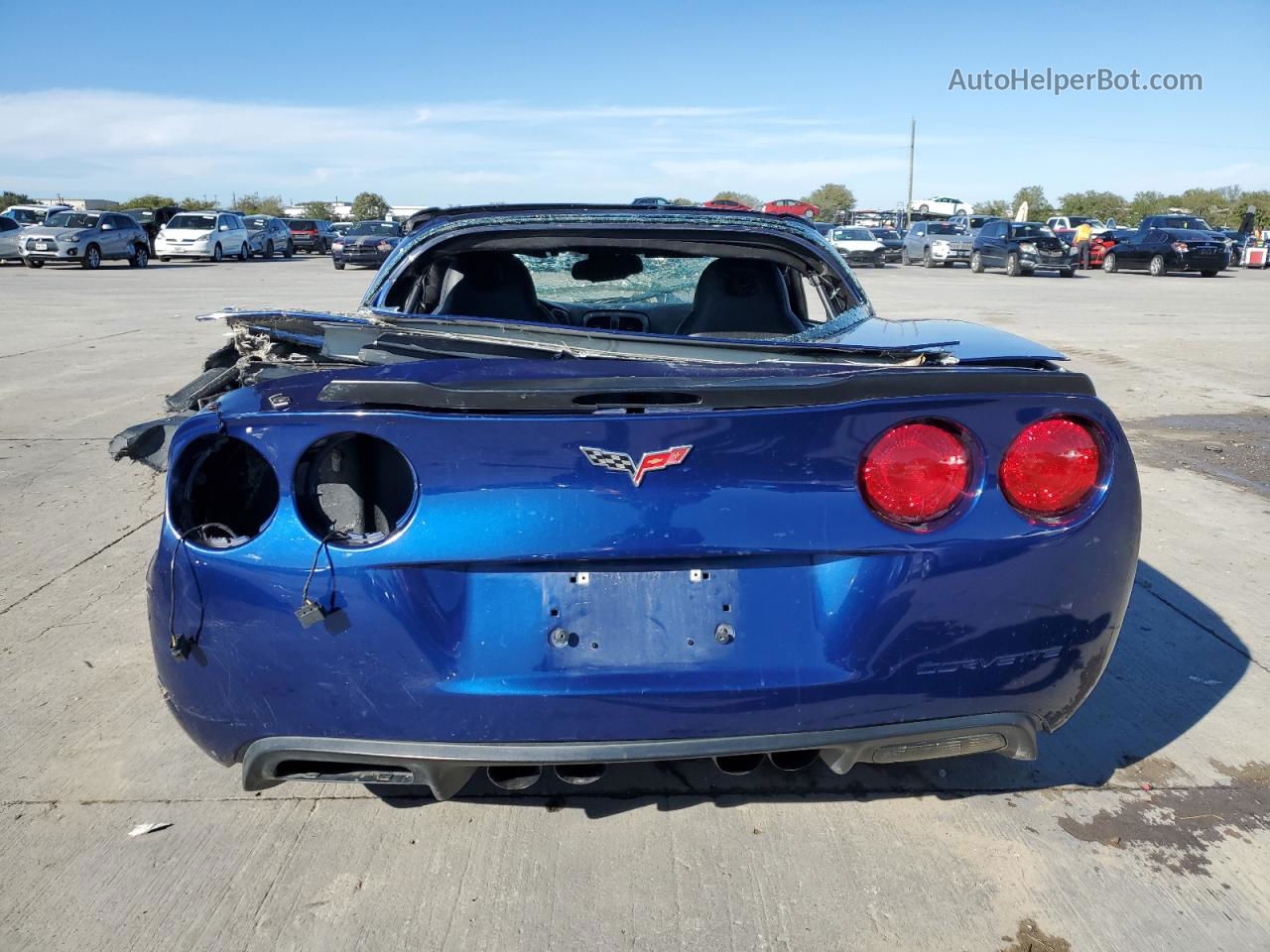 2006 Chevrolet Corvette  Синий vin: 1G1YY26U765126149