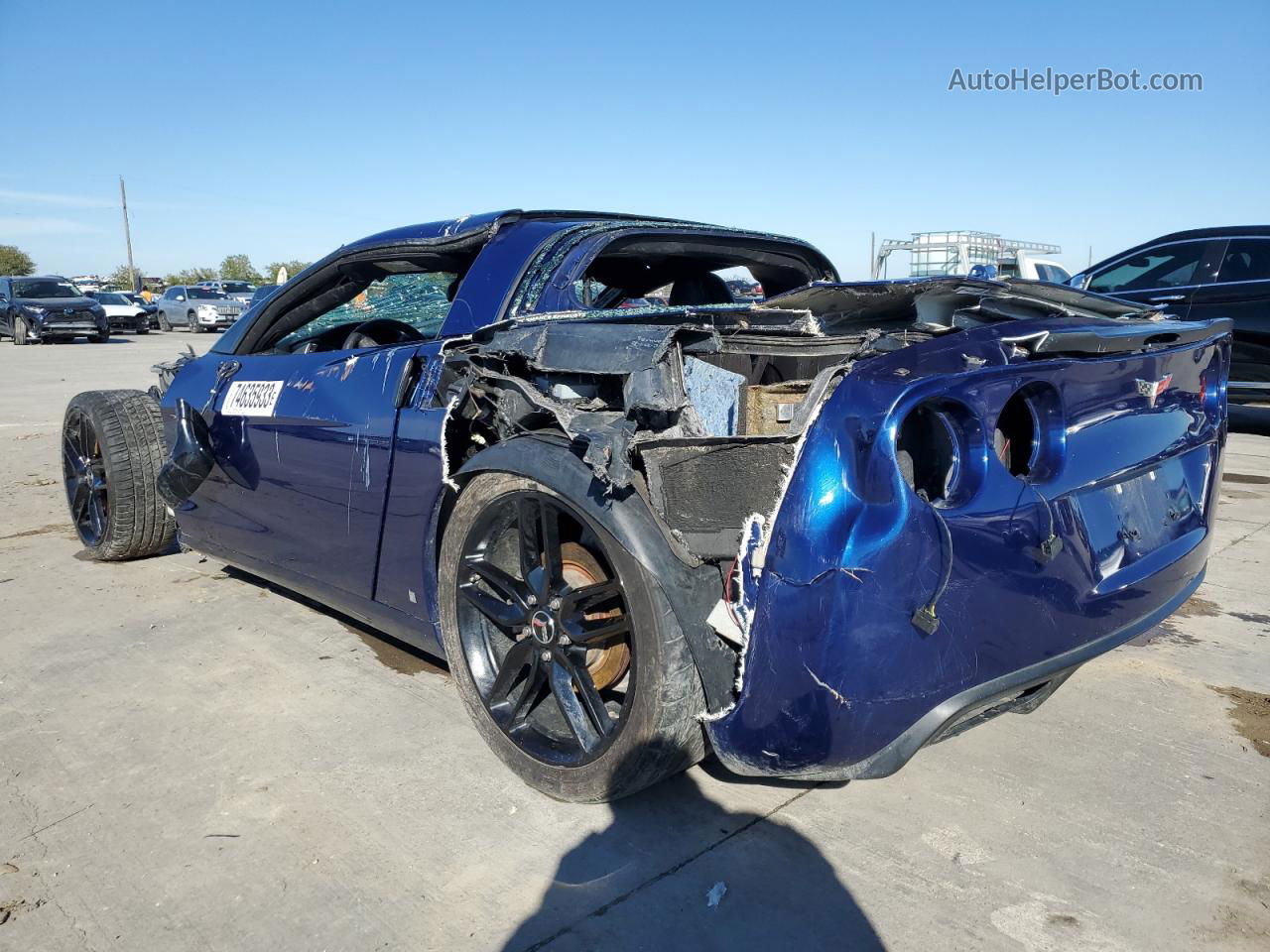 2006 Chevrolet Corvette  Blue vin: 1G1YY26U765126149