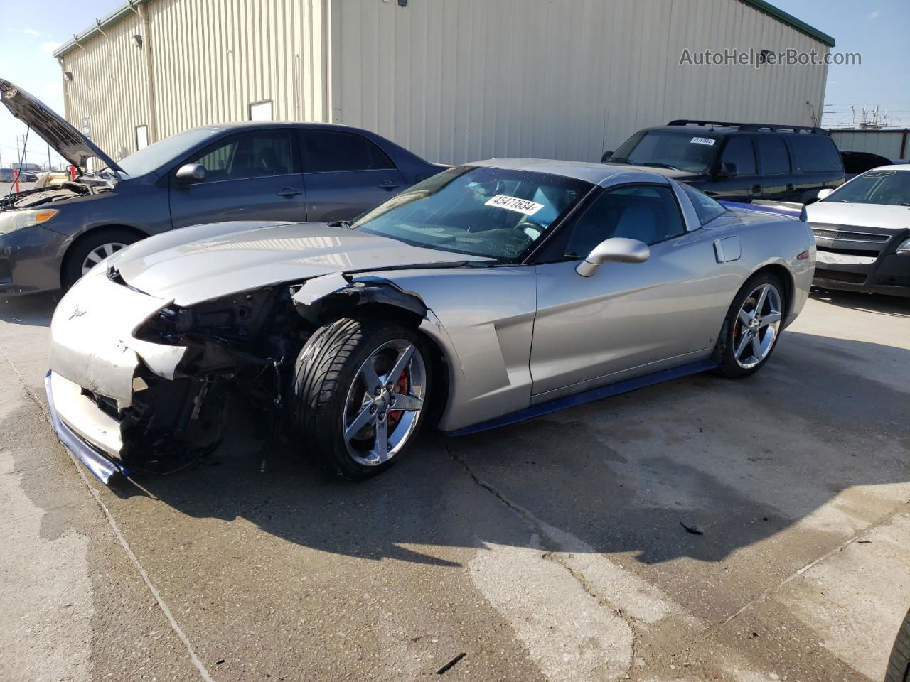 2006 Chevrolet Corvette  Silver vin: 1G1YY26U865102247