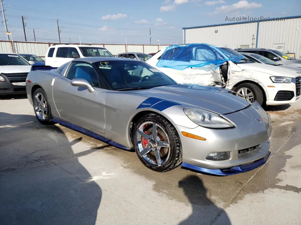 2006 Chevrolet Corvette  Silver vin: 1G1YY26U865102247