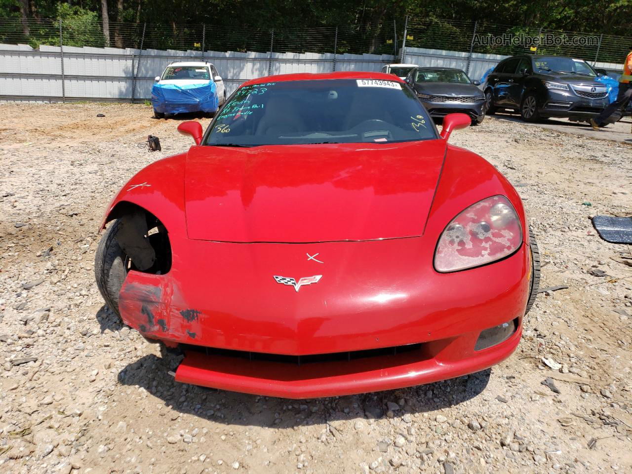 2006 Chevrolet Corvette  Red vin: 1G1YY26U865107416