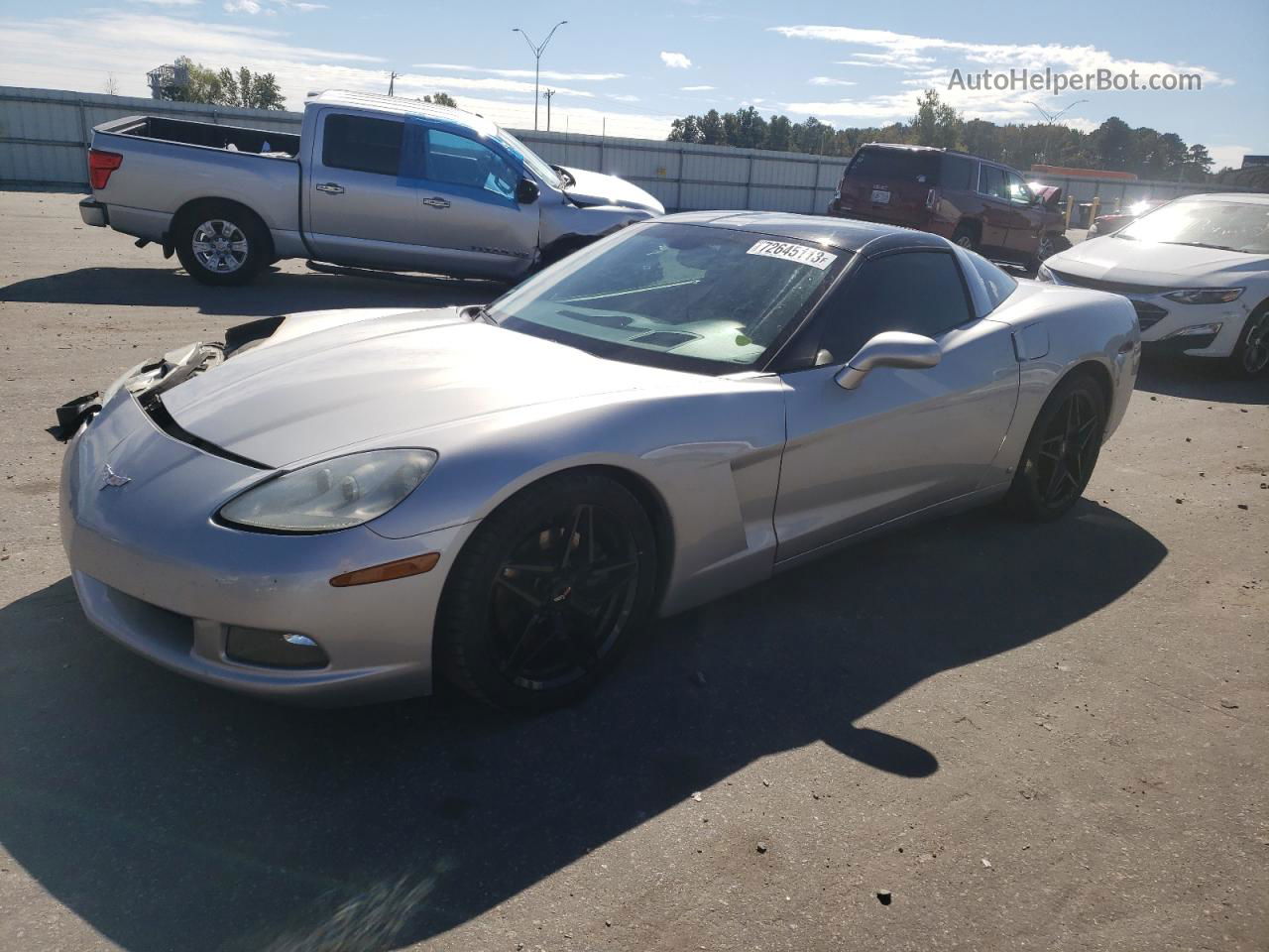 2006 Chevrolet Corvette  Silver vin: 1G1YY26U865114995