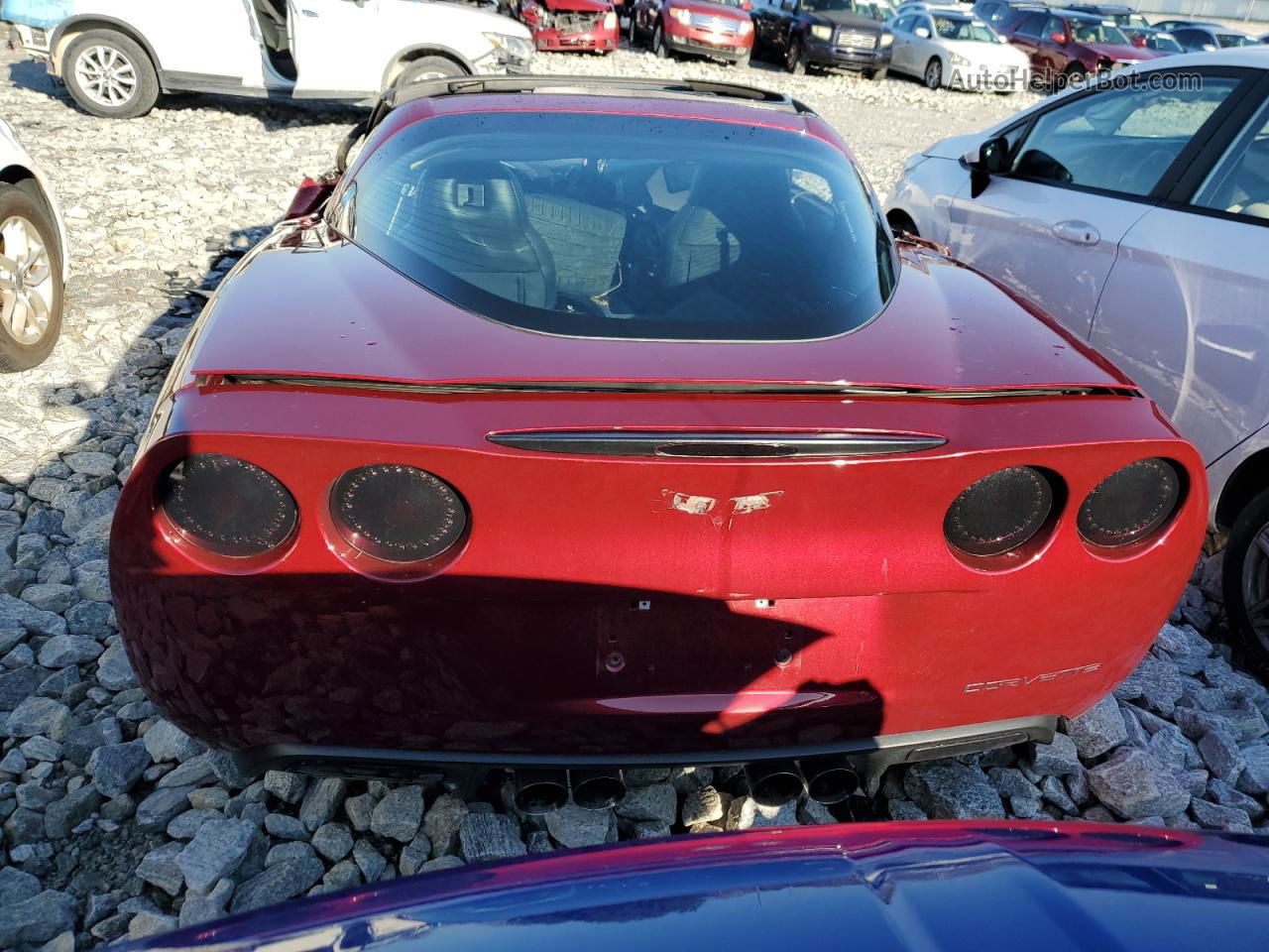 2006 Chevrolet Corvette  Бордовый vin: 1G1YY26U865116651