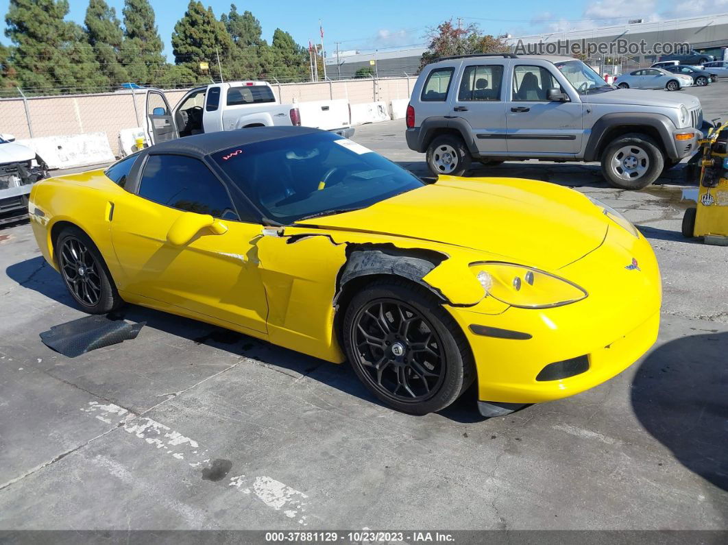 2006 Chevrolet Corvette   Yellow vin: 1G1YY26U865117931