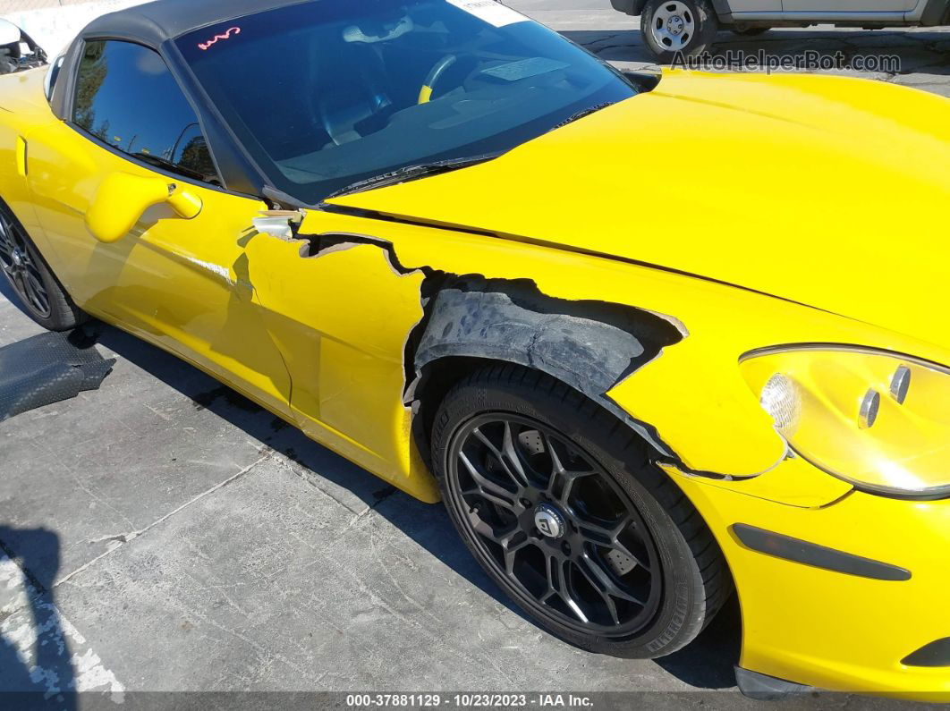 2006 Chevrolet Corvette   Yellow vin: 1G1YY26U865117931