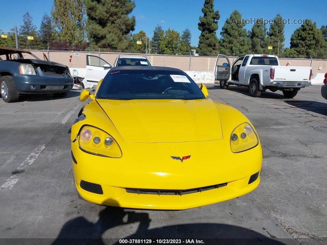 2006 Chevrolet Corvette   Yellow vin: 1G1YY26U865117931
