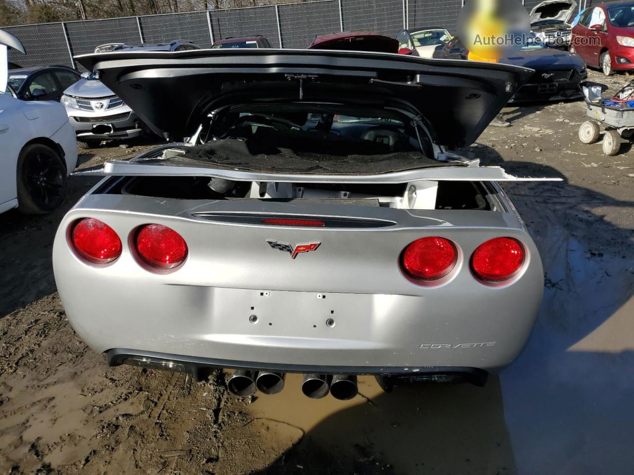 2006 Chevrolet Corvette  Silver vin: 1G1YY26U865122563