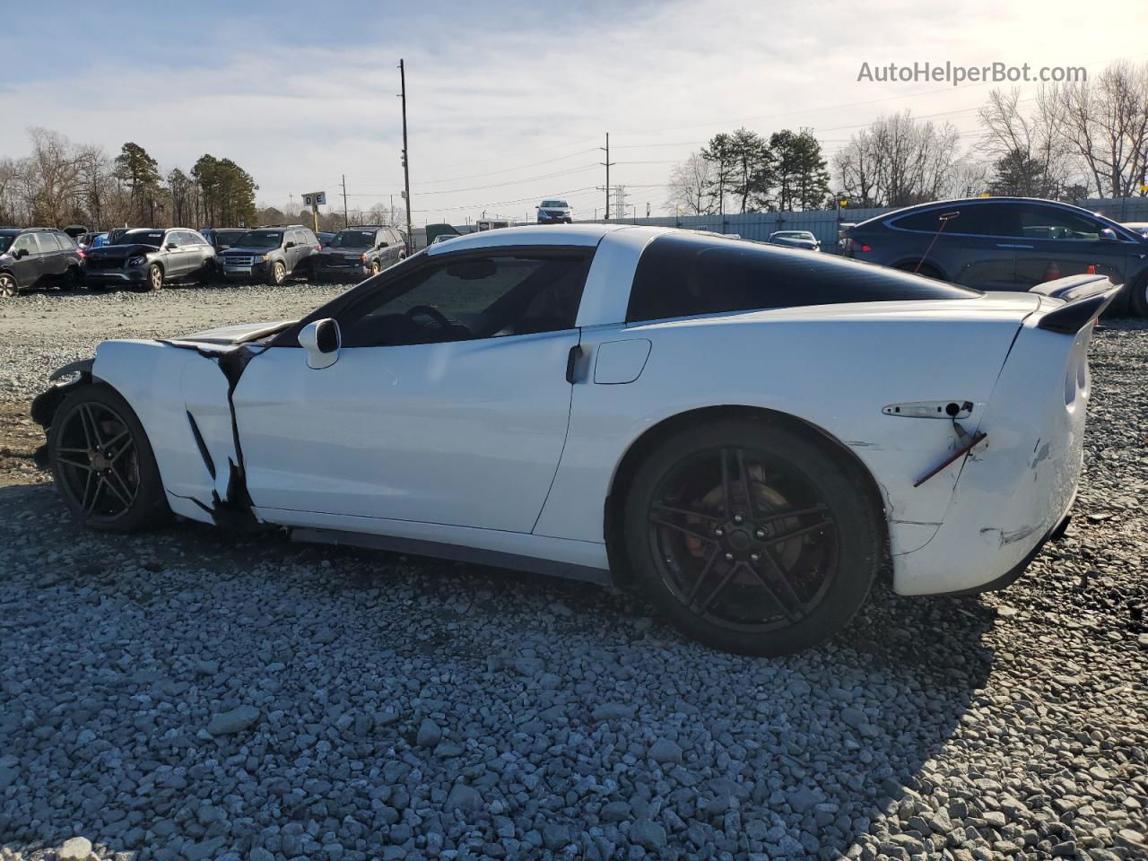 2006 Chevrolet Corvette  Белый vin: 1G1YY26UX65109474