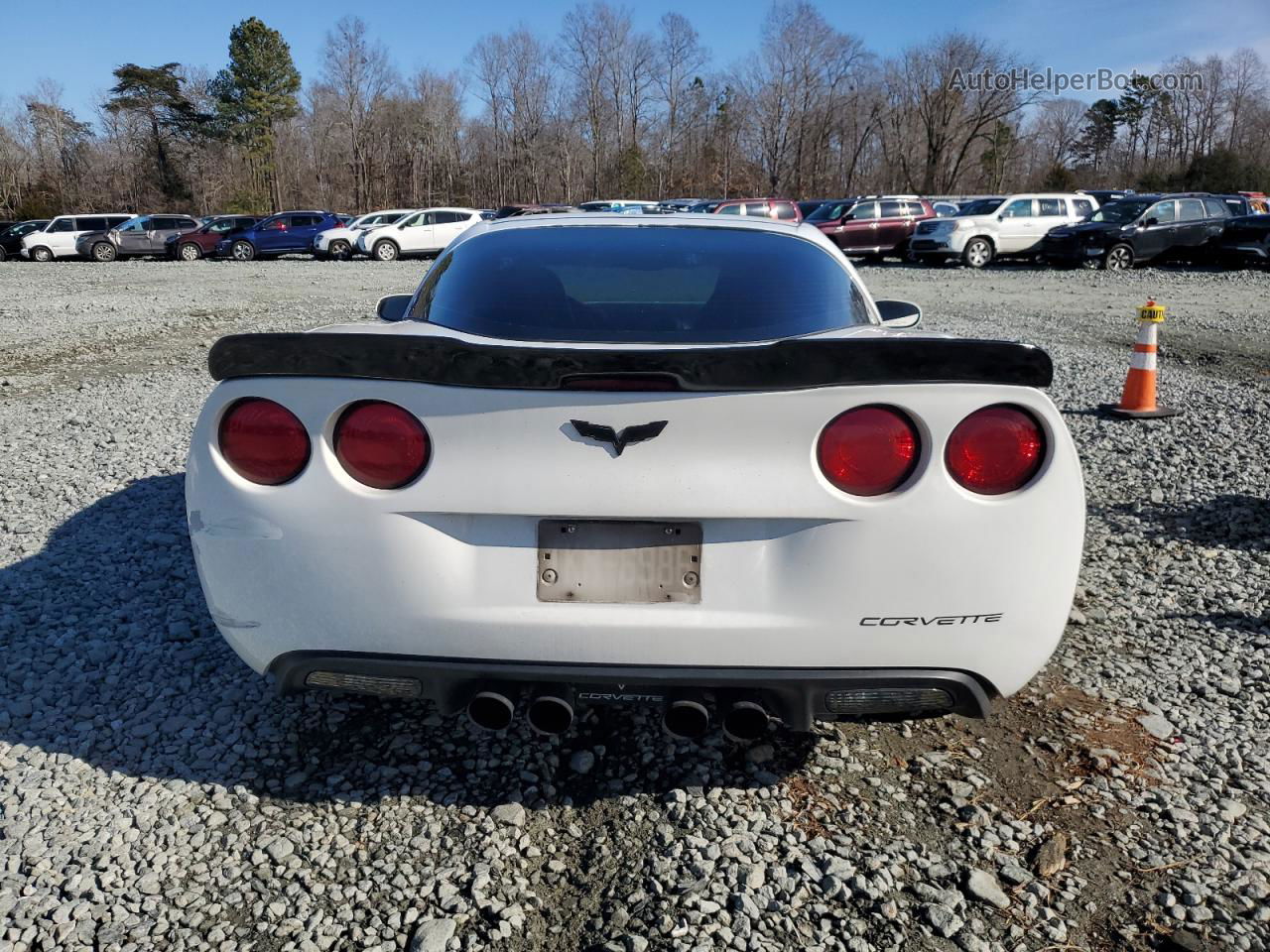 2006 Chevrolet Corvette  Белый vin: 1G1YY26UX65109474