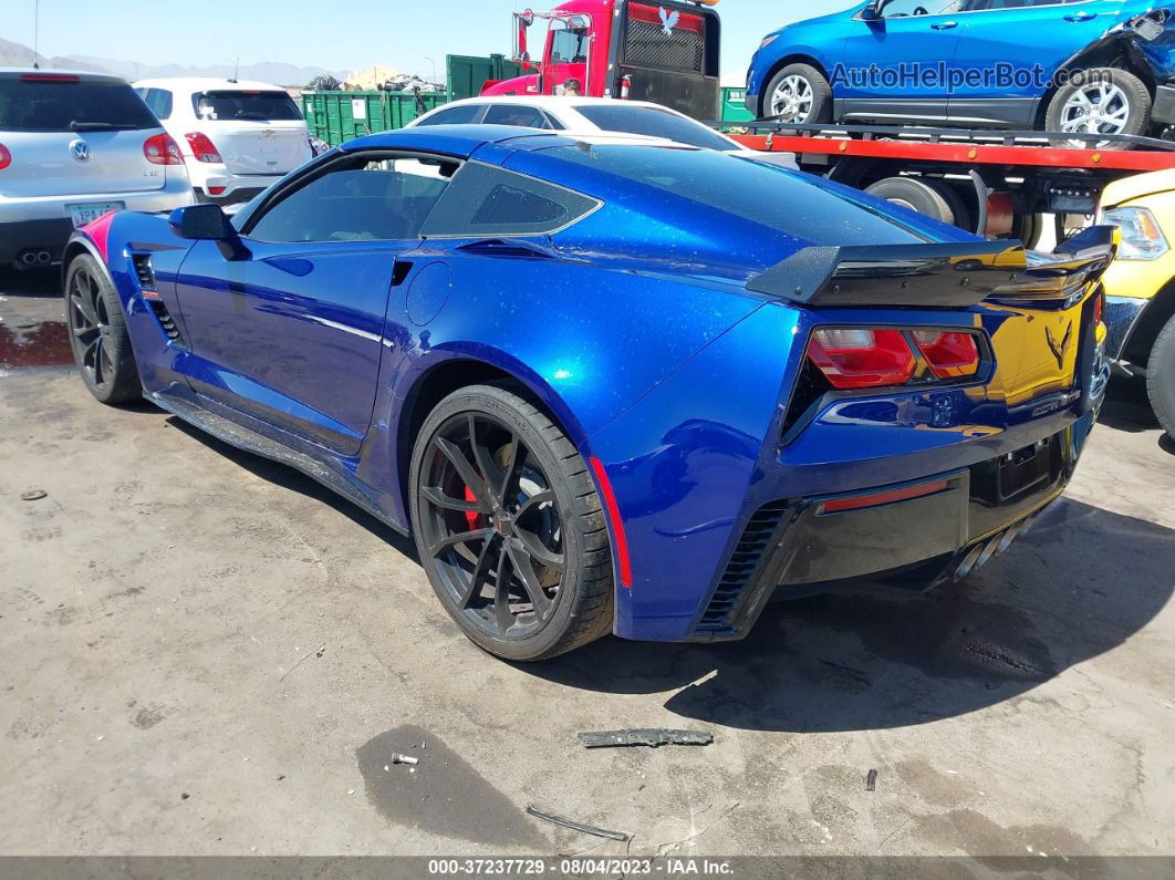 2017 Chevrolet Corvette Grand Sport 2lt Blue vin: 1G1YY2D72H5100722