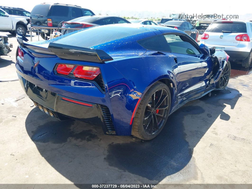 2017 Chevrolet Corvette Grand Sport 2lt Blue vin: 1G1YY2D72H5100722