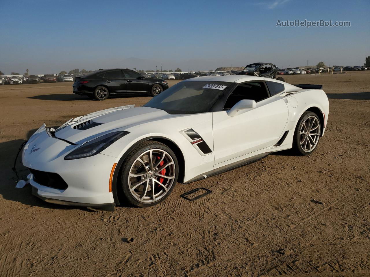 2017 Chevrolet Corvette Grand Sport 2lt White vin: 1G1YY2D73H5112152