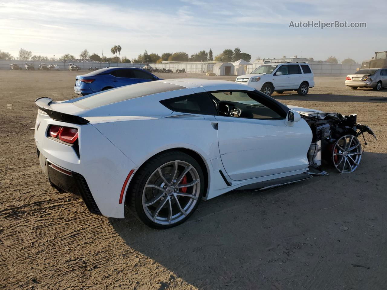 2017 Chevrolet Corvette Grand Sport 2lt White vin: 1G1YY2D73H5112152