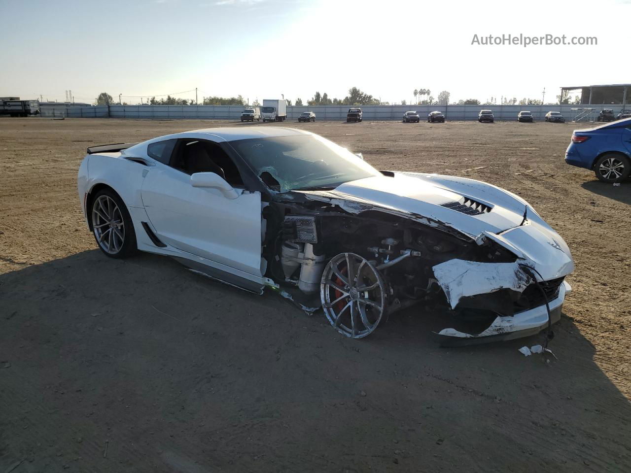 2017 Chevrolet Corvette Grand Sport 2lt White vin: 1G1YY2D73H5112152