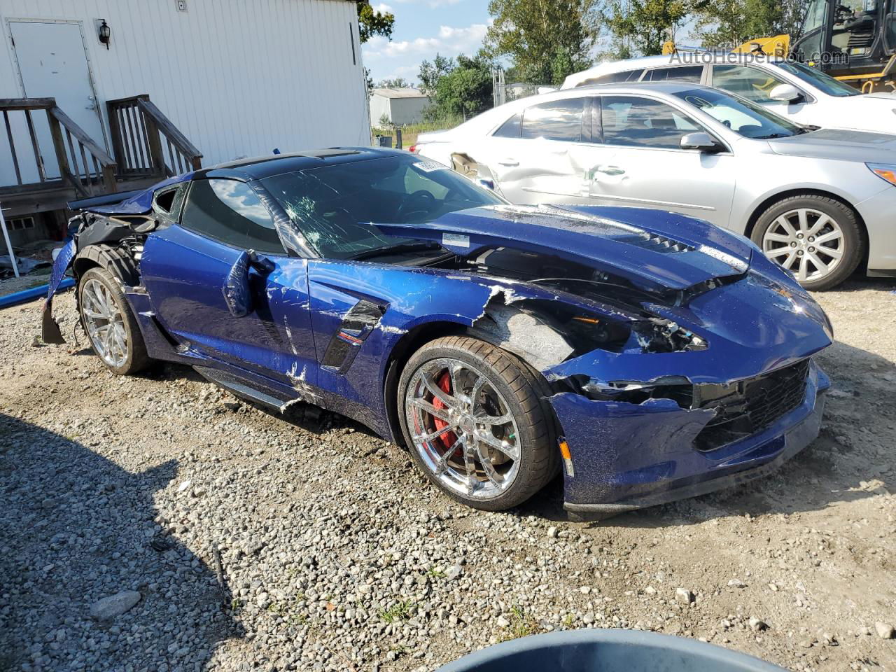 2017 Chevrolet Corvette Grand Sport 2lt Blue vin: 1G1YY2D74H5116310