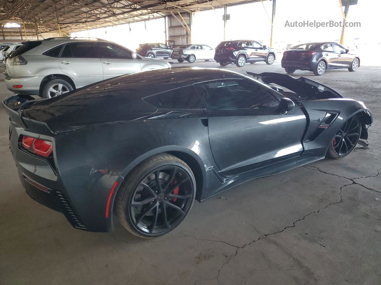 2017 Chevrolet Corvette Grand Sport 2lt Black vin: 1G1YY2D75H5110466