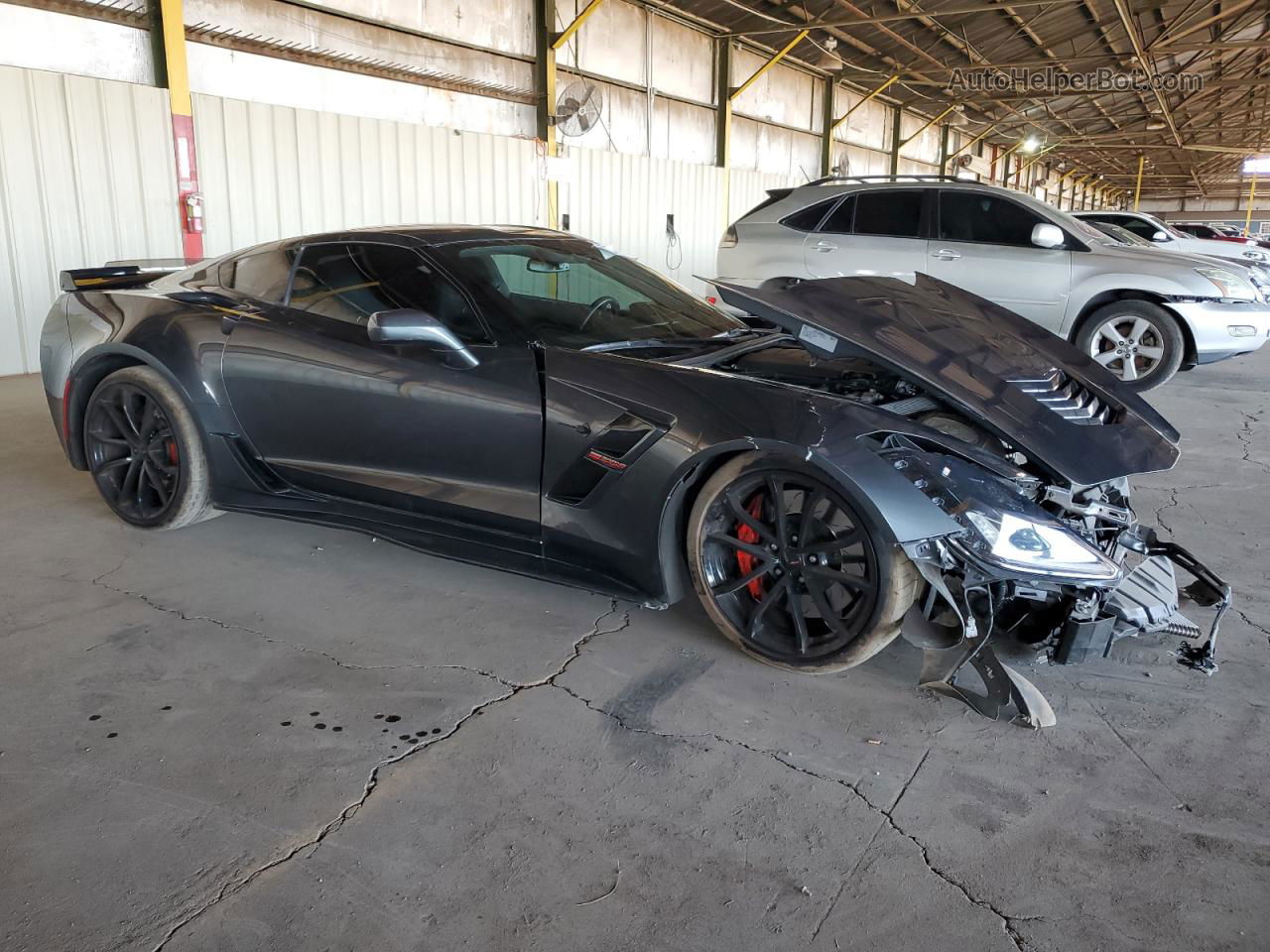 2017 Chevrolet Corvette Grand Sport 2lt Black vin: 1G1YY2D75H5110466