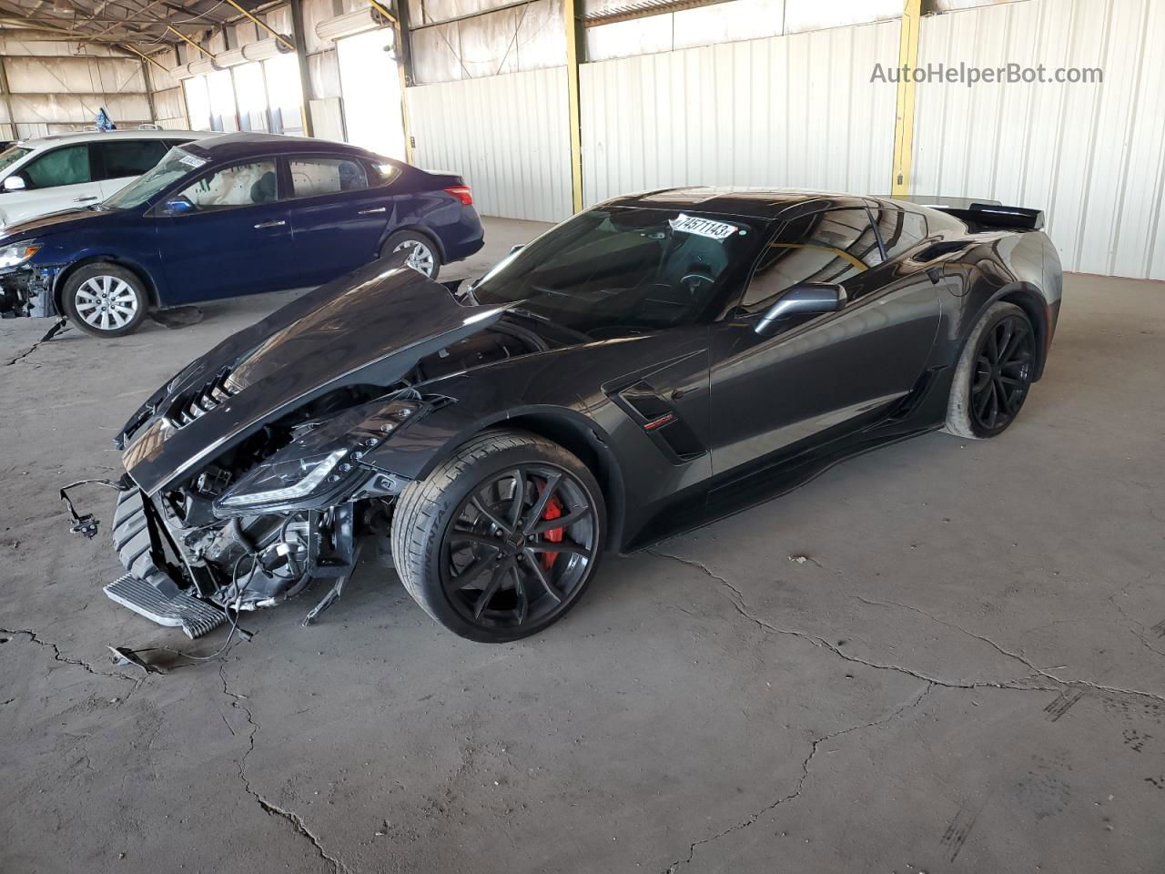 2017 Chevrolet Corvette Grand Sport 2lt Black vin: 1G1YY2D75H5110466