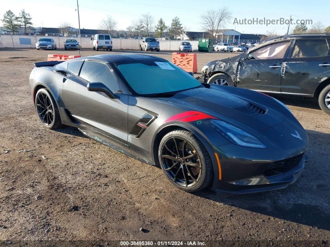 2017 Chevrolet Corvette Grand Sport Серый vin: 1G1YY2D76H5105129