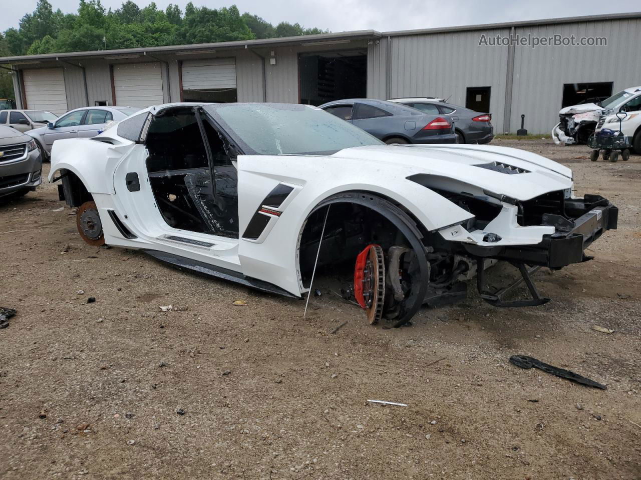 2017 Chevrolet Corvette Grand Sport 2lt Белый vin: 1G1YY2D76H5111996