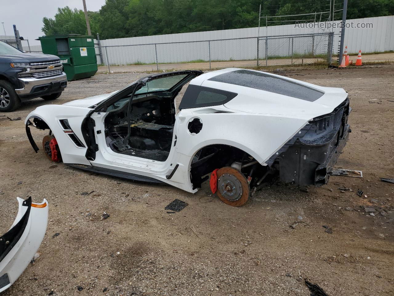 2017 Chevrolet Corvette Grand Sport 2lt White vin: 1G1YY2D76H5111996