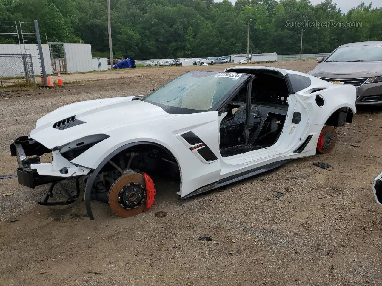 2017 Chevrolet Corvette Grand Sport 2lt White vin: 1G1YY2D76H5111996