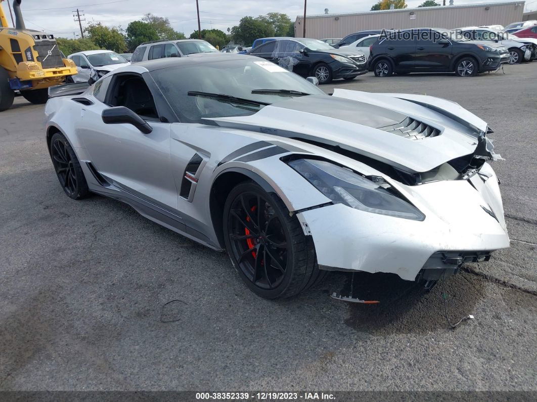 2017 Chevrolet Corvette Grand Sport Silver vin: 1G1YY2D76H5112811