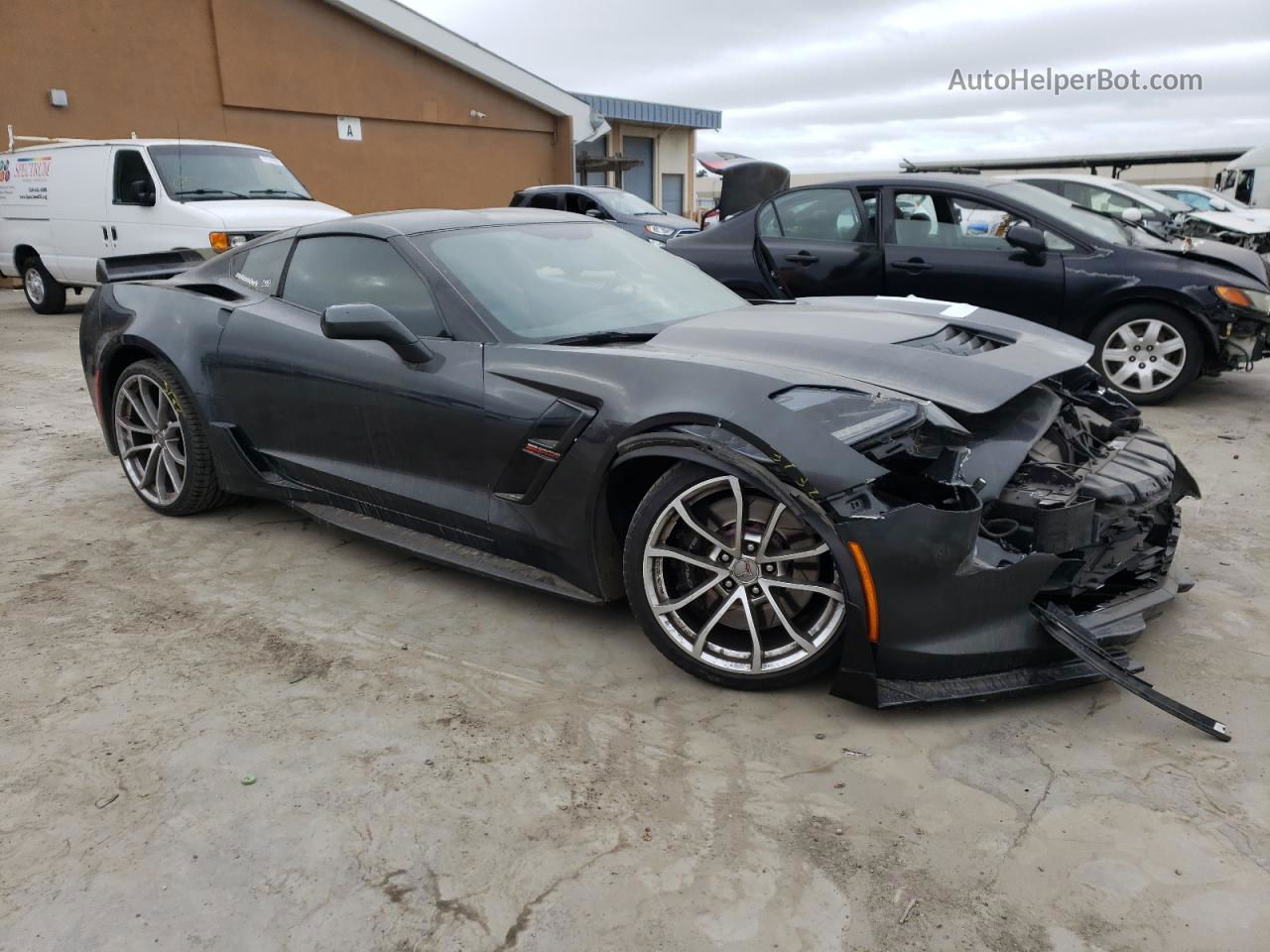 2017 Chevrolet Corvette Grand Sport 2lt Black vin: 1G1YY2D77H5102014