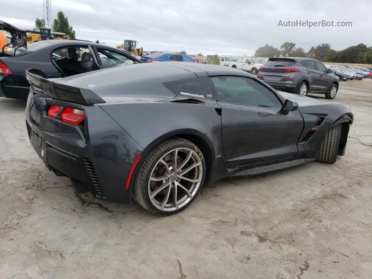 2017 Chevrolet Corvette Grand Sport 2lt Black vin: 1G1YY2D77H5102014