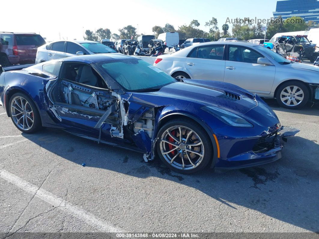 2017 Chevrolet Corvette Grand Sport Dark Blue vin: 1G1YY2D78H5113507