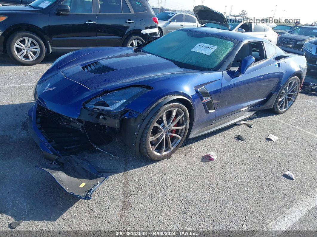 2017 Chevrolet Corvette Grand Sport Dark Blue vin: 1G1YY2D78H5113507