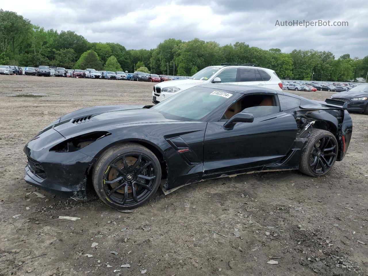 2017 Chevrolet Corvette Grand Sport 2lt Черный vin: 1G1YY2D78H5122966