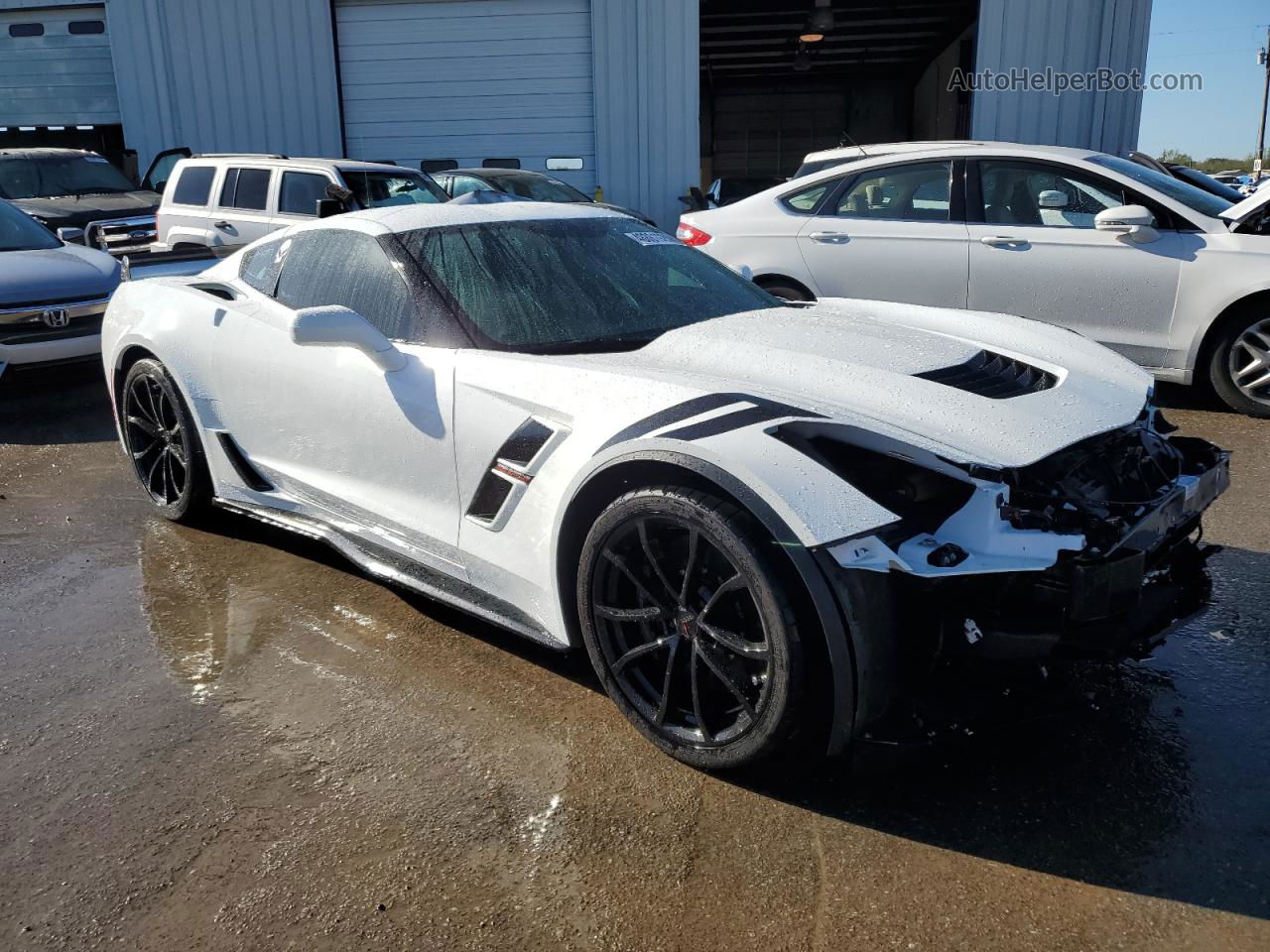 2017 Chevrolet Corvette Grand Sport 2lt Белый vin: 1G1YY2D78H5124412