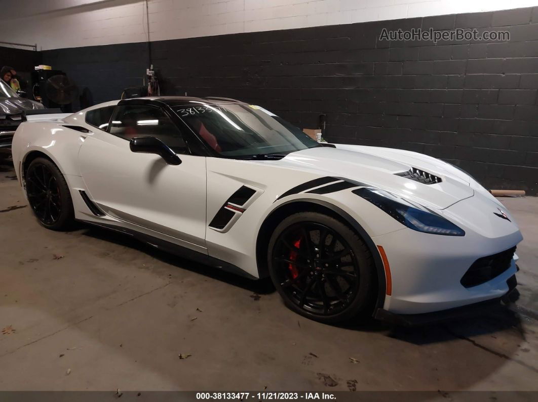 2017 Chevrolet Corvette Grand Sport White vin: 1G1YY2D79H5108218