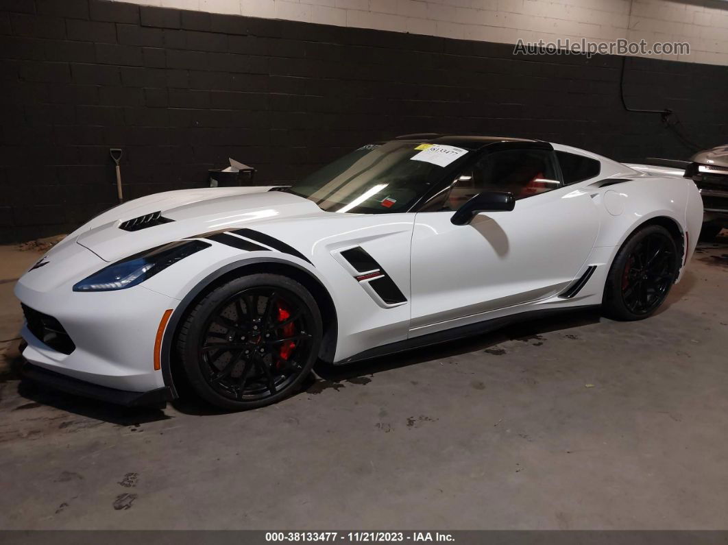 2017 Chevrolet Corvette Grand Sport White vin: 1G1YY2D79H5108218