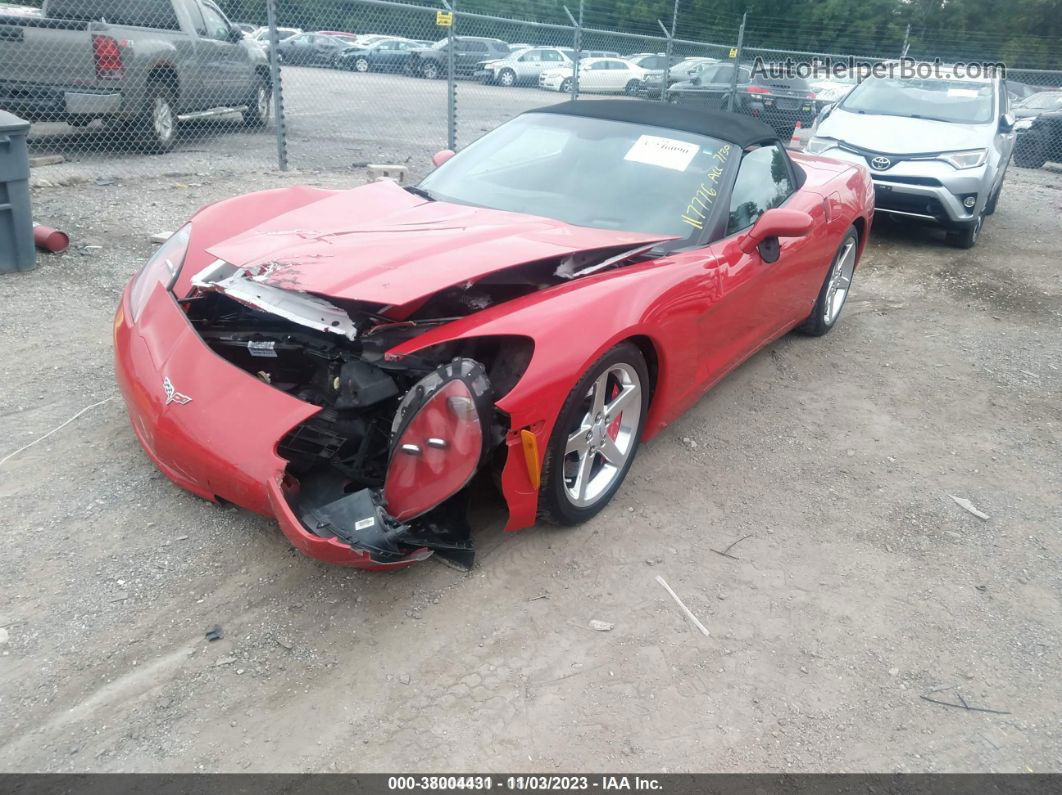 2006 Chevrolet Corvette Red vin: 1G1YY36U365117776