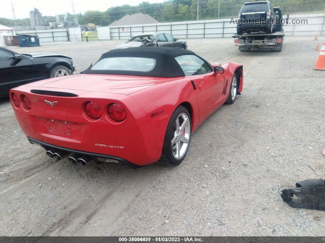 2006 Chevrolet Corvette Red vin: 1G1YY36U365117776