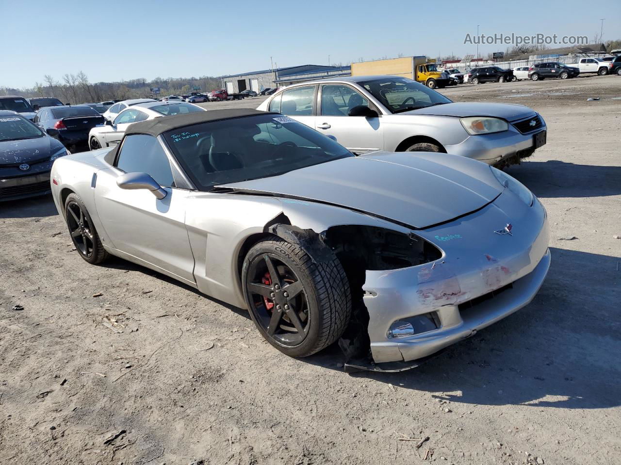 2006 Chevrolet Corvette  Silver vin: 1G1YY36U765112774