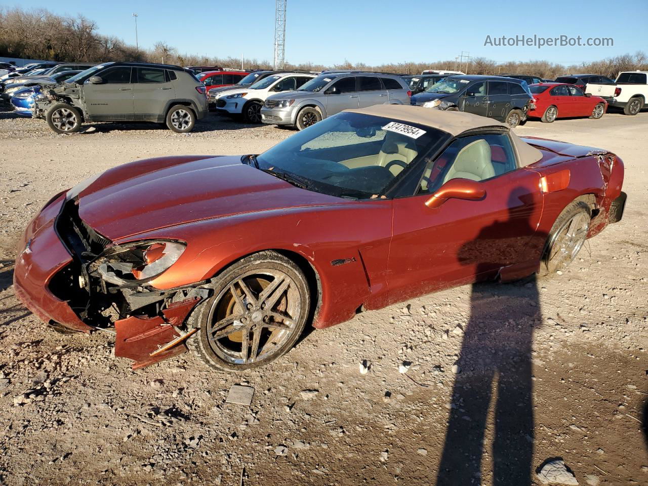 2006 Chevrolet Corvette  Orange vin: 1G1YY36U765113696