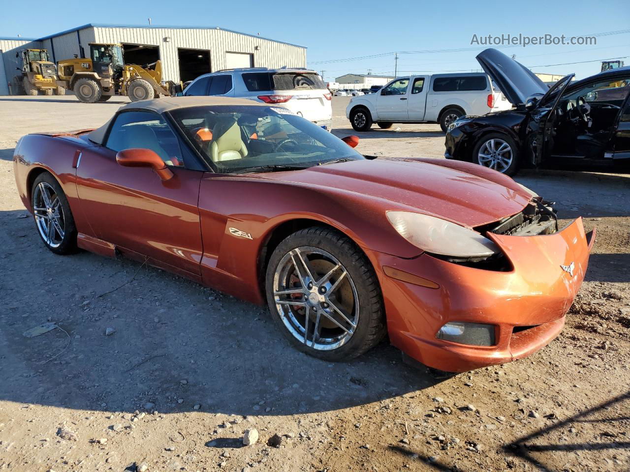 2006 Chevrolet Corvette  Orange vin: 1G1YY36U765113696