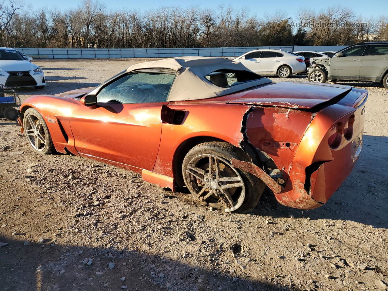 2006 Chevrolet Corvette  Orange vin: 1G1YY36U765113696