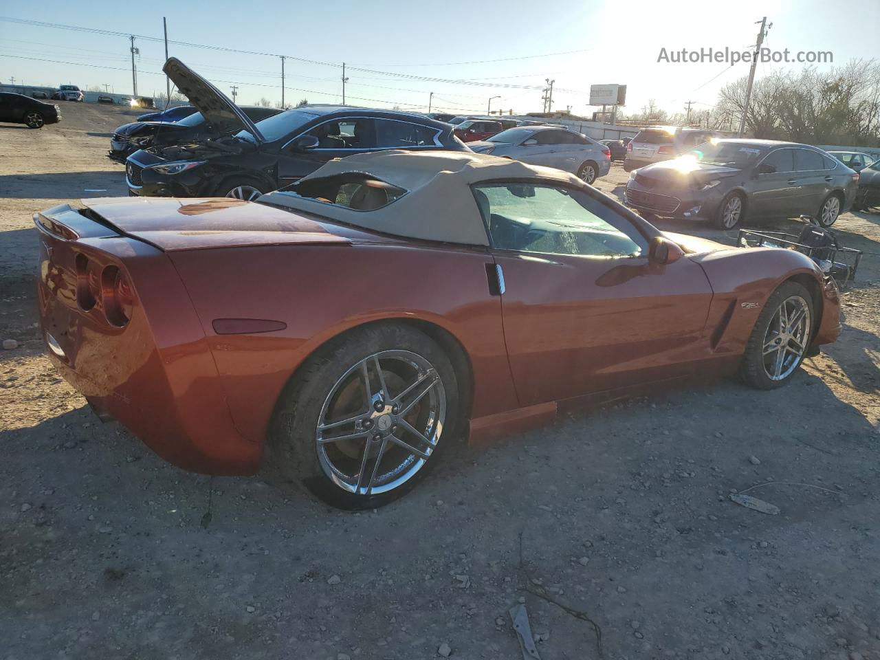 2006 Chevrolet Corvette  Orange vin: 1G1YY36U765113696