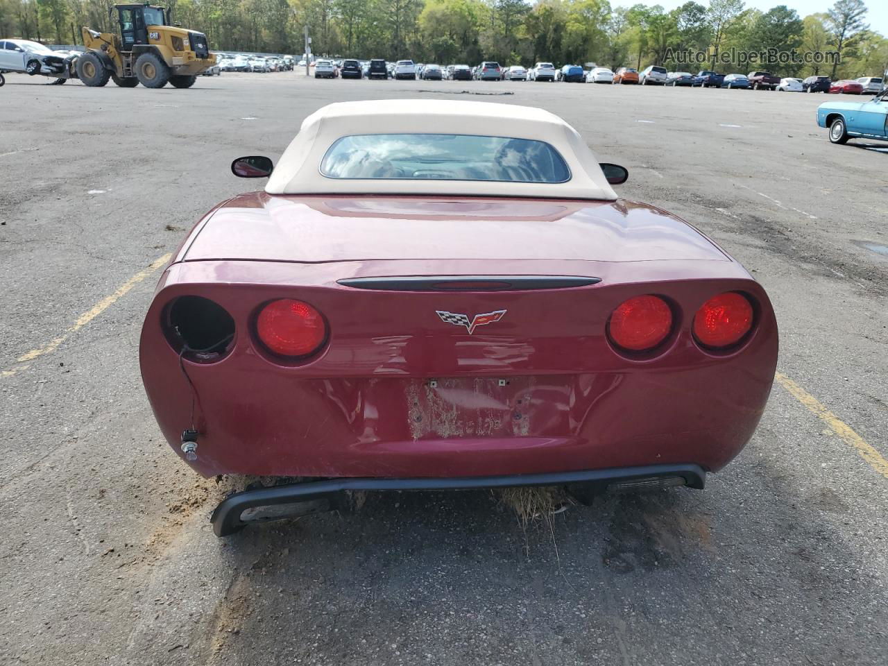 2006 Chevrolet Corvette  Burgundy vin: 1G1YY36U865123038